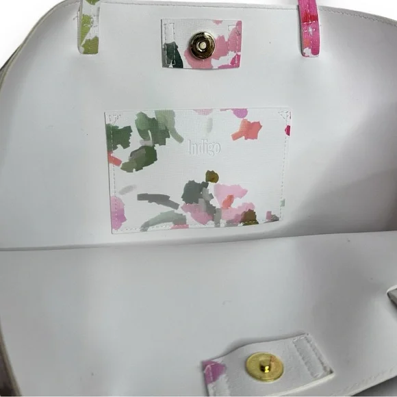 Indigo floral spacious Tote Bag 🌸✨ - Picture 3 of 6